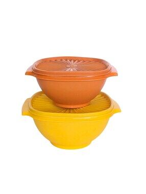 Vintage Tupperware Servalier Storage Container Set